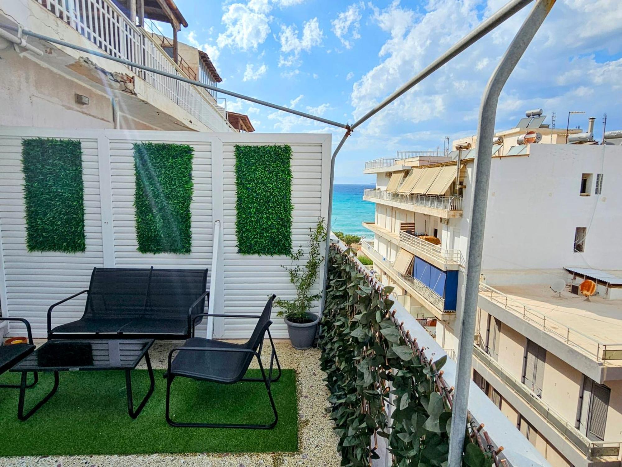 Seaty Apartment Corinth Bagian luar foto